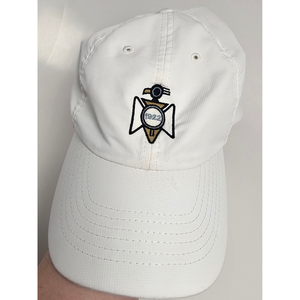 Imperial White‎ Performance Golf Hat Thunderbird 1922 Logo Baseball Cap